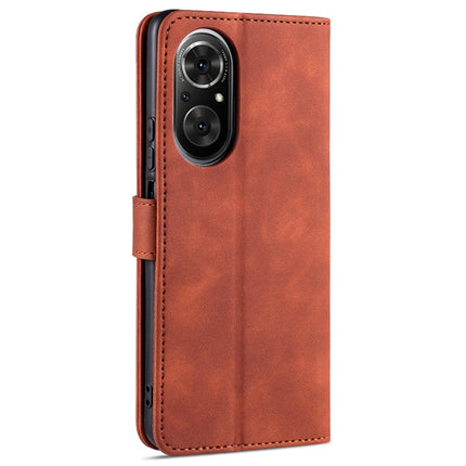 AZNS Skin Feel Calf Texture Horizontal Flip Leather Case with Card Slots & Holder & Wallet, For Honor 50 SE