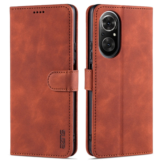 AZNS Skin Feel Calf Texture Horizontal Flip Leather Case with Card Slots & Holder & Wallet, For Honor 50 SE