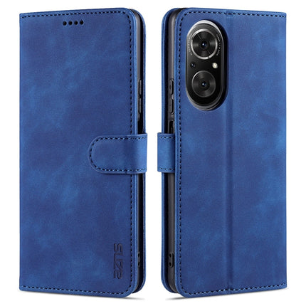 AZNS Skin Feel Calf Texture Horizontal Flip Leather Case with Card Slots & Holder & Wallet, For Honor 50 SE