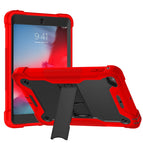 For iPad mini (2019) / mini 4 / Red + Black