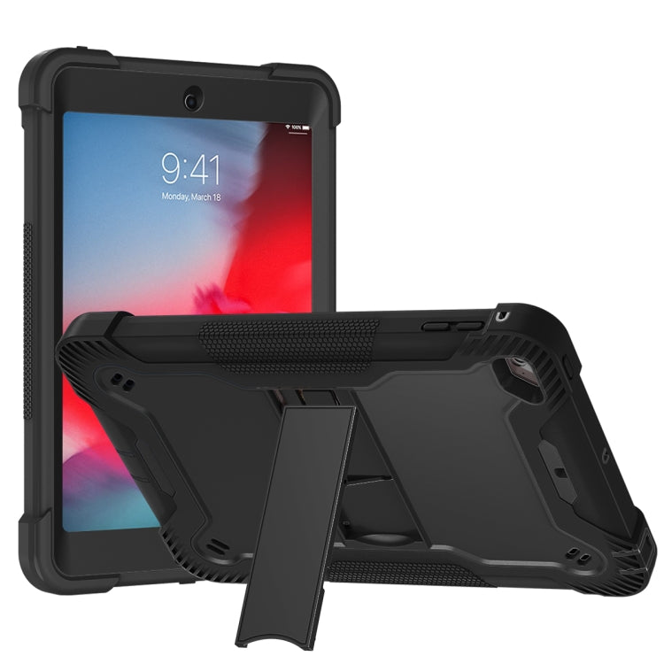 Silicone + PC Shockproof Protective Case with Holder, For iPad 10.2 2021 / 2020 / 2019, For iPad Pro 11 inch 2020, For iPad mini (2019) / mini 4, For iPad 9.7 inch (2017/2018)