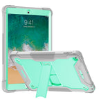 For iPad 9.7 inch (2017/2018) / Gray + Green