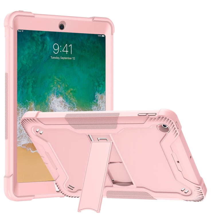 Silicone + PC Shockproof Protective Case with Holder, For iPad 10.2 2021 / 2020 / 2019, For iPad Pro 11 inch 2020, For iPad mini (2019) / mini 4, For iPad 9.7 inch (2017/2018)