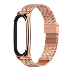 For Xiaomi Mi Band 6 / 5 / 4 / 3 Mijobs Milan Buckle Plus Stainless Steel Replacement Watchband