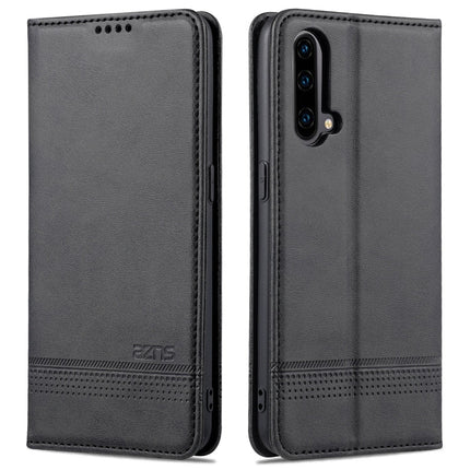 AZNS Magnetic Calf Texture Horizontal Flip Leather Case with Card Slots & Holder & Wallet, For OnePlus Nord CE 5G