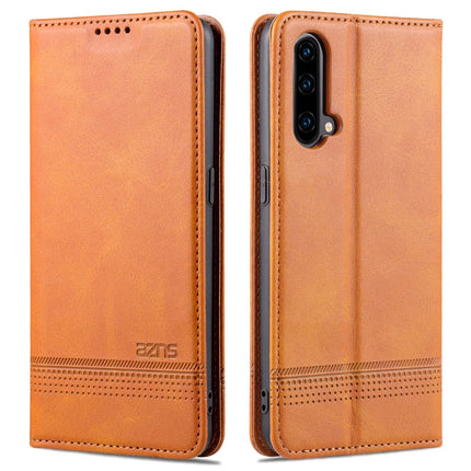AZNS Magnetic Calf Texture Horizontal Flip Leather Case with Card Slots & Holder & Wallet, For OnePlus Nord CE 5G