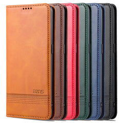 AZNS Magnetic Calf Texture Horizontal Flip Leather Case with Card Slots & Holder & Wallet, For OnePlus Nord CE 5G