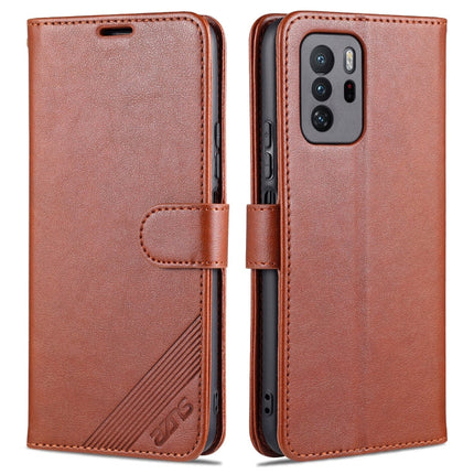 AZNS Sheepskin Texture Horizontal Flip Leather Case with Holder & Card Slots & Wallet, For Xiaomi Poco M3 Pro 5G / Redmi Note 10 5G, For Xiaomi Poco X3 GT / Redmi Note 10 Pro 5G