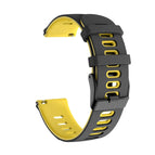 22mm For Garmin Vivoactive 4 / Venu 2 / Black Yellow