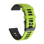 22mm For Garmin Vivoactive 4 / Venu 2 / Green Black