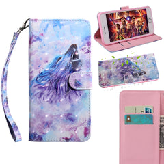 3D Painting Pattern Coloured Drawing Horizontal Flip TPU + PU Leather Case with Holder & Card Slots & Wallet, For OnePlus 7T, For Xiaomi Redmi 8