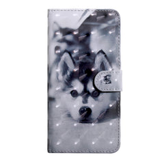 3D Painting Pattern Coloured Drawing Horizontal Flip TPU + PU Leather Case with Holder & Card Slots & Wallet