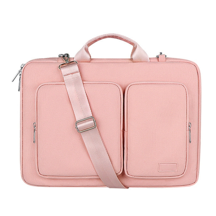 ST11 Polyester Thickened Laptop Bag with Detachable Shoulder Strap, 13.3 inch (with Strap), 14.1-15.4 inch (with Strap), 15.6 inch (with Strap)