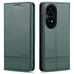 AZNS Magnetic Calf Texture Horizontal Flip Leather Case with Card Slots & Holder & Wallet, For Huawei P50, For Huawei P50 Pro, For Honor 50, For Honor 50 Pro