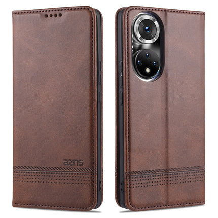 AZNS Magnetic Calf Texture Horizontal Flip Leather Case with Card Slots & Holder & Wallet, For Huawei P50, For Huawei P50 Pro, For Honor 50, For Honor 50 Pro