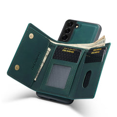 DG.MING M1 Series 3-Fold Multi Card Wallet  Back Cover Shockproof Case with Holder Function, For Samsung Galaxy S21, For Samsung Galaxy S21 FE, For Samsung Galaxy S21+