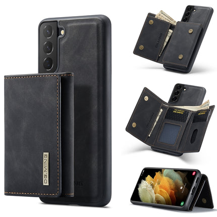 DG.MING M1 Series 3-Fold Multi Card Wallet  Back Cover Shockproof Case with Holder Function