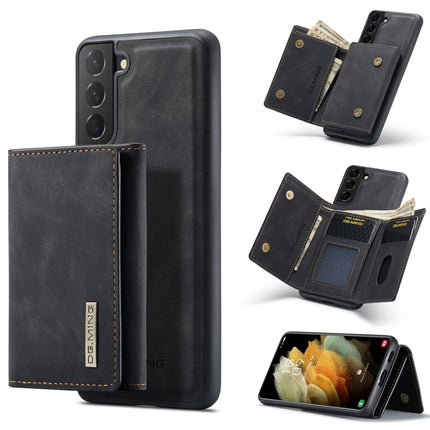 DG.MING M1 Series 3-Fold Multi Card Wallet  Back Cover Shockproof Case with Holder Function, For Samsung Galaxy S21, For Samsung Galaxy S21 FE, For Samsung Galaxy S21+
