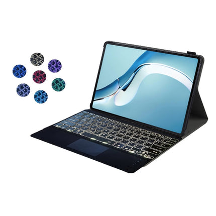 For Huawei MatePad Pro 12.6 2021 Sheep Texture Ultra-thin Backlight Bluetooth Keyboard Horizontal Flip Leather Case with Holder & Touchpad