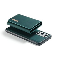 DG.MING M1 Series 3-Fold Multi Card Wallet + Magnetic Back Cover Shockproof Case with Holder Function, For OnePlus 9 Pro, For OnePlus 9 (EU/NA)
