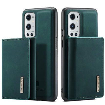 DG.MING M1 Series 3-Fold Multi Card Wallet + Magnetic Back Cover Shockproof Case with Holder Function, For OnePlus 9 Pro, For OnePlus 9 (EU/NA)