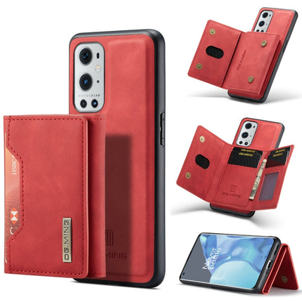 DG.MING M2 Series 3-Fold Multi Card Bag Back Cover Shockproof Case with Wallet & Holder Function, For OnePlus 9 Pro, For OnePlus 9 (EU/NA)