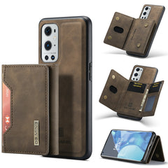 DG.MING M2 Series 3-Fold Multi Card Bag Back Cover Shockproof Case with Wallet & Holder Function, For OnePlus 9 Pro, For OnePlus 9 (EU/NA)