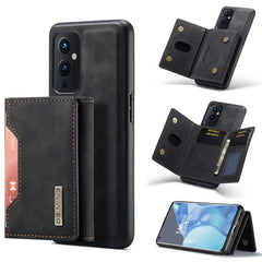 DG.MING M2 Series 3-Fold Multi Card Bag Back Cover Shockproof Case with Wallet & Holder Function, For OnePlus 9 Pro, For OnePlus 9 (EU/NA)