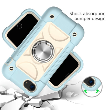 Shockproof Silicone + PC Protective Case with Dual-Ring Holder, For iPhone 6/6s/7/8/SE 2022 / SE 2020, For iPhone 6 Plus/6s Plus/7 Plus/8 Plus