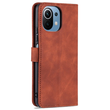 AZNS Skin Feel Calf Texture Horizontal Flip Leather Case with Card Slots & Holder & Wallet, For Xiaomi Mi 11 Lite, For Xiaomi Mi 11 Ultra