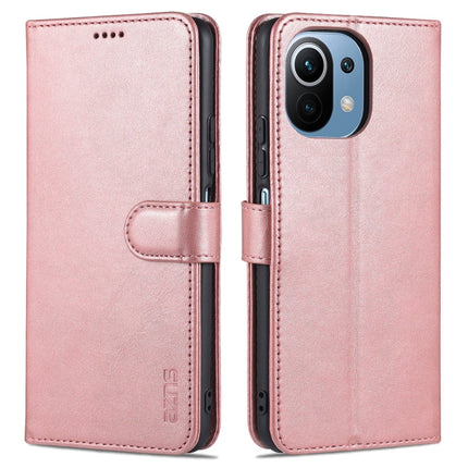 AZNS Skin Feel Calf Texture Horizontal Flip Leather Case with Card Slots & Holder & Wallet, For Xiaomi Mi 11 Lite, For Xiaomi Mi 11 Ultra