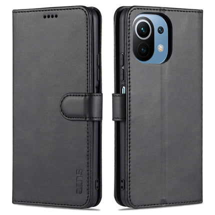 AZNS Skin Feel Calf Texture Horizontal Flip Leather Case with Card Slots & Holder & Wallet, For Xiaomi Mi 11 Lite, For Xiaomi Mi 11 Ultra