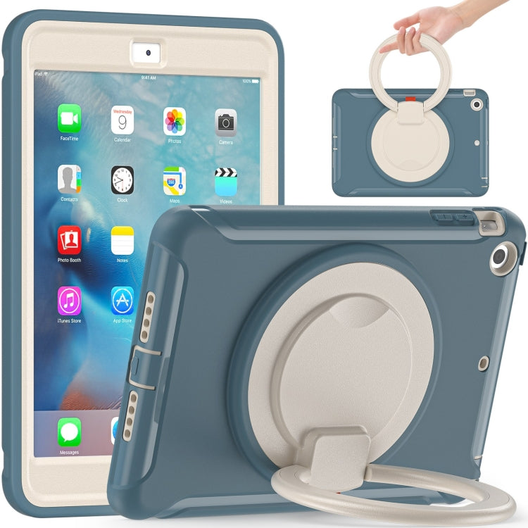 Shockproof TPU + PC Protective Case with 360 Degree Rotation Foldable Handle Grip Holder & Pen Slot, For iPad mini 3 / 2 / 1