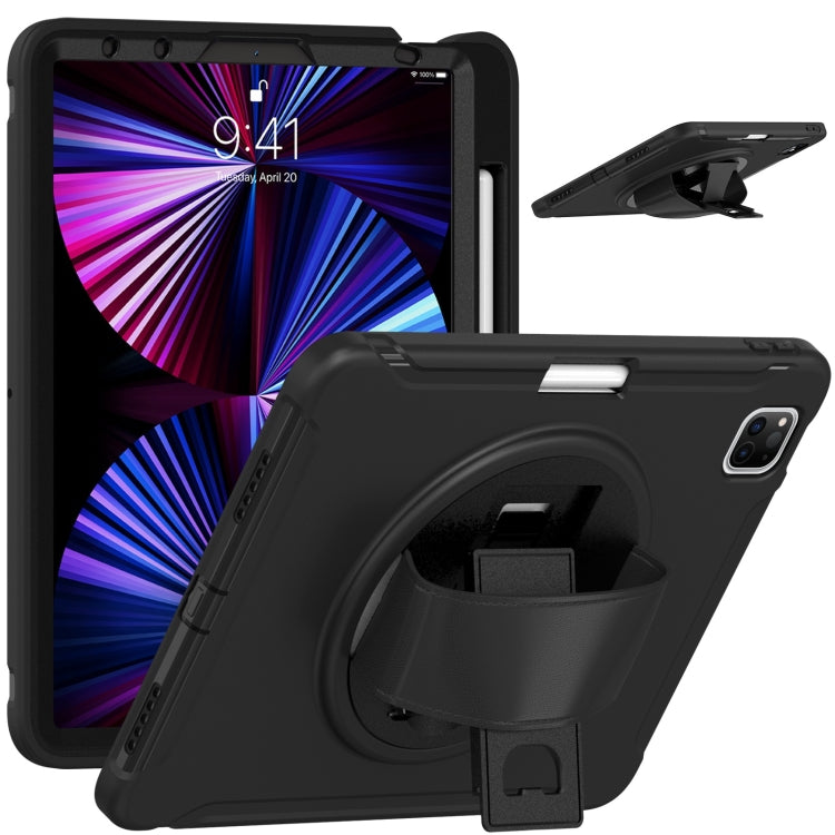 Shockproof TPU + PC Protective Case with 360 Degree Rotation Foldable Handle Grip Holder & Pen Slot, For iPad Pro 11 2022 / 2021 / 2020 / 2018