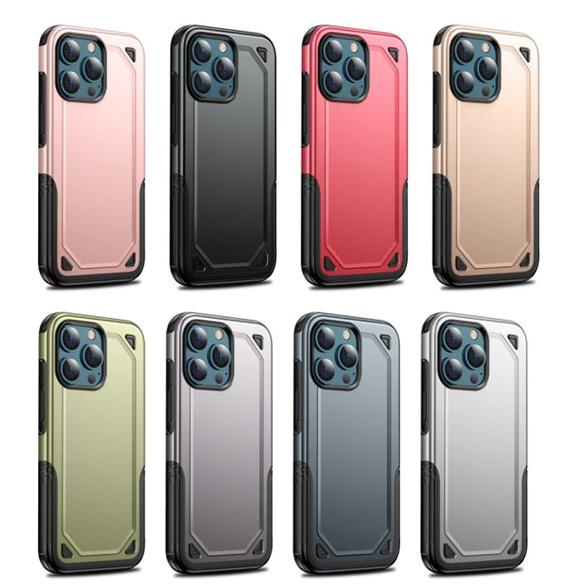 Power Armor PC + TPU Anti-fall Protective Case, For iPhone 13 mini, For iPhone 13, For iPhone 13 Pro