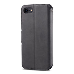 AZNS Calf Texture Magnetic Horizontal Flip PU Leather Case with Holder & Card Slots & Photo Frame