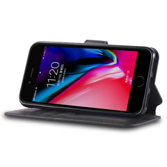 AZNS Calf Texture Magnetic Horizontal Flip PU Leather Case with Holder & Card Slots & Photo Frame