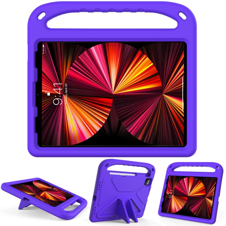 Handle Portable EVA Shockproof Protective Case with Triangle Holder, For iPad 10.2 2021 / 2020 / 2019, For iPad Pro 11 2022 / 2021/2020/2018 / iPad Air 2020 / Air 2022 10.9