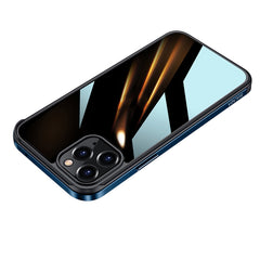 SULADA Shockproof Aviation Aluminum Metal Frame + Nano Glass + TPU Protective Case, For iPhone 11, For iPhone 11 Pro, For iPhone 12 mini, For iPhone 12