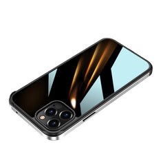 SULADA Shockproof Aviation Aluminum Metal Frame + Nano Glass + TPU Protective Case, For iPhone 11, For iPhone 11 Pro, For iPhone 12 mini, For iPhone 12