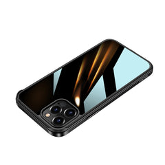 SULADA Shockproof Aviation Aluminum Metal Frame + Nano Glass + TPU Protective Case, For iPhone 11, For iPhone 11 Pro, For iPhone 12 mini, For iPhone 12