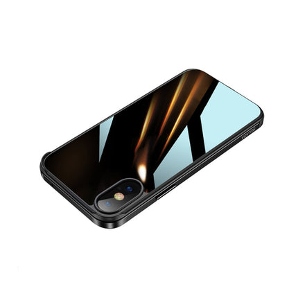 SULADA Shockproof Aviation Aluminum Metal Frame + Nano Glass + TPU Protective Case, For iPhone XR, For iPhone XS Max