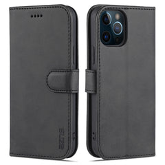 AZNS Skin Feel Calf Texture Horizontal Flip Leather Case with Card Slots & Holder & Wallet, For iPhone 12 Pro, For iPhone 12 Pro Max
