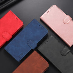 AZNS Skin Feel Calf Texture Horizontal Flip Leather Case with Card Slots & Holder & Wallet, For Honor 50, For Honor 50 Pro