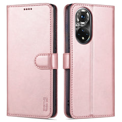AZNS Skin Feel Calf Texture Horizontal Flip Leather Case with Card Slots & Holder & Wallet, For Honor 50, For Honor 50 Pro