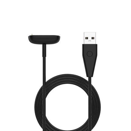 For Fitbit Luxe Smart Watch Magnetic Charger USB Charging Cable with Reset Button, 1m with Reset Button, 50cm with Reset Button