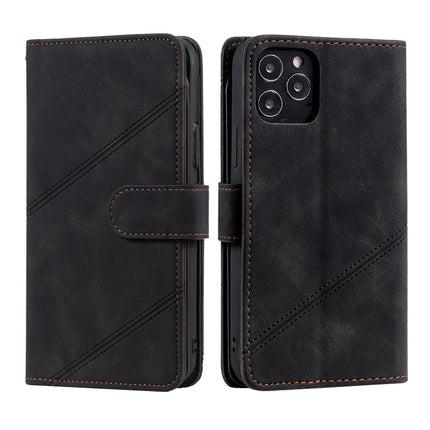 Skin Feel Business Horizontal Flip PU Leather Case with Holder & Multi-Card Slots & Wallet & Lanyard & Photo Frame, For iPhone 12 / 12 Pro, For iPhone 12 Pro Max, For iPhone XS / X, For iPhone XR