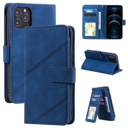 Skin Feel Business Horizontal Flip PU Leather Case with Holder & Multi-Card Slots & Wallet & Lanyard & Photo Frame, For iPhone 12 / 12 Pro, For iPhone 12 Pro Max, For iPhone XS / X, For iPhone XR