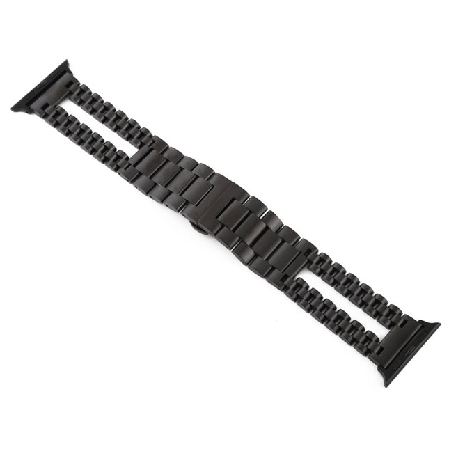 Stainless Steel Watchband, For Apple Watch Series 7 41mm / 6 & SE & 5 & 4 40mm / 3 & 2 & 1 38mm, For Apple Watch Series 7 45mm / 6 & SE & 5 & 4 44mm / 3 & 2 & 1 42mm