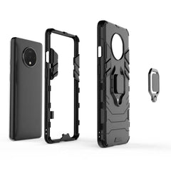 For OnePlus 7T Shockproof PC + TPU Case with Magnetic Ring Holder, For OnePlus 7T